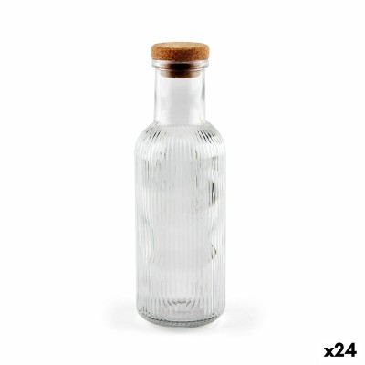 Glass Bottle La Mediterránea Glass 1 L (24 Units)