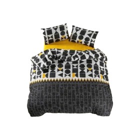 Duvet cover set Black Super king 3 Pieces