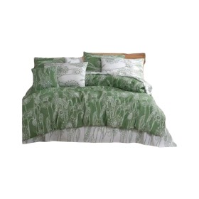 Duvet cover set Green Super king 3 Pieces