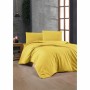 Parure de couette Jaune Lit king size 3 Pièces