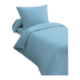 Parure de couette HOME LINGE PASSION Bleu ciel Lit 2 persones 2 Pièces