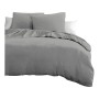 Duvet cover set HOME LINGE PASSION Light grey Super king 3 Pieces