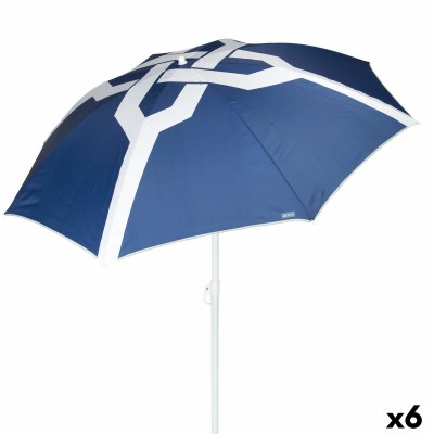 Beach parasol Aktive 200 x 205 x 200 cm (6 Units)