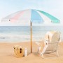 Beach parasol Aktive Ø 200 cm 20 x 185 x 20 cm (6 Units)