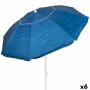 Beach parasol Aktive Blue 220 x 210 x 220 cm (6 Units)