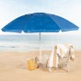 Beach parasol Aktive Blue 220 x 210 x 220 cm (6 Units)