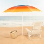 Parasol de plage Aktive Multicouleur 180 x 195 x 180 cm (6 Unités)