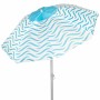Beach parasol Aktive Blue Ø 220 cm 220 x 200 x 220 cm (6 Units)