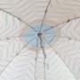 Parasol de plage Aktive Bleu Ø 200 cm 200 x 190 x 200 cm (6 Unités)