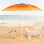 Parasol de plage Aktive Multicouleur 200 x 200 x 200 cm (6 Unités)