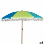 Parasol de plage Aktive Multicouleur 180 x 187 x 180 cm (4 Unités)