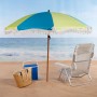 Parasol de plage Aktive Multicouleur 180 x 187 x 180 cm (4 Unités)