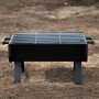 Barbecue Portable Aktive Steel 45 x 25 x 30 cm Black (2 Units)