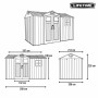Hut Lifetime 356 x 225 x 213 cm Grey