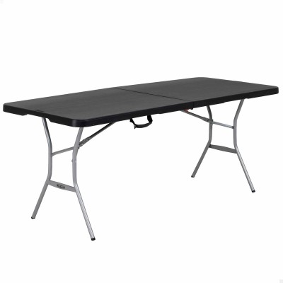 Table Piable Lifetime Noir 183 x 73 x 76 cm