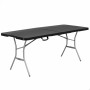 Folding Table Lifetime Black 183 x 73 x 76 cm