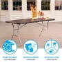 Folding Table Lifetime Black 183 x 73 x 76 cm