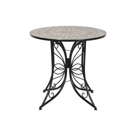 Table d'appoint Home ESPRIT Noir Multicouleur 80 x 80 x 76 cm