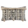 Cushion Home ESPRIT White Black Boho 50 x 8 x 30 cm