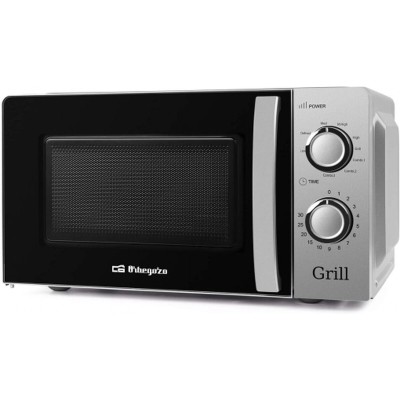 Microwave with Grill Orbegozo MIG 2138 Black Silver 700 W 20 L