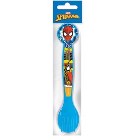 Cutlery set Spider-Man CZ11402 Multicolour Plastic 2 Pieces