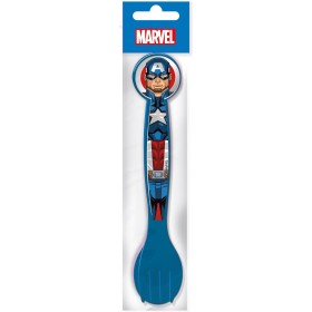 Cutlery set The Avengers CZ11397 Multicolour Plastic 2 Pieces