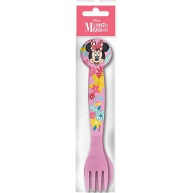 Cutlery set Minnie Mouse CZ11401 Pink Plastic 2 Pieces