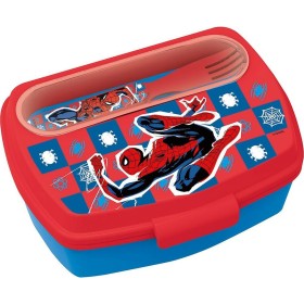 Lunchbox with Accessories Spider-Man CZ11272 Plastic