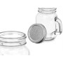 Jar Vivalto Transparent Silver 120 ml (6 Units)