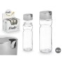 Cruet Vivalto Transparent Silver Metal Crystal Plastic 180 ml 4,6 x 15,7 x 4,6 cm (12 Units)