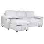 Sofabed Home ESPRIT Light grey Modern 220 x 153 x 88 cm