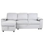 Sofabed Home ESPRIT Light grey Modern 220 x 153 x 88 cm