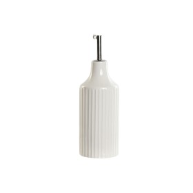 Huilier Home ESPRIT Blanc Argenté Acier inoxydable Porcelaine Urbaine 350 ml 7 x 7 x 22 cm
