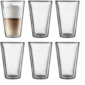 Set of glasses Bodum 400 ml Transparent Borosilicate Glass Smooth 6 Pieces (6 Units)