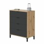 Chest of drawers Brown Black 77,5 x 40 x 93,5 cm