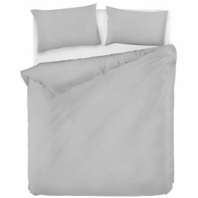 Duvet cover set Grey Super king 3 Pieces