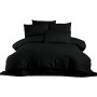 Parure de couette Noir Lit king size 3 Pièces