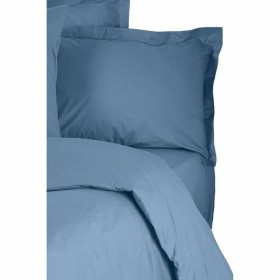 Parure de couette Bleu Lit king size 3 Pièces
