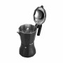 Italian Coffee Pot Fagor TIRAMISU 6 Black Aluminium