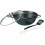 Wok GSW Acier Acier forgé Ø 32 cm 4 Pièces