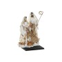 Christmas nativity set Home ESPRIT White Golden Aluminium 27 x 24 x 40 cm