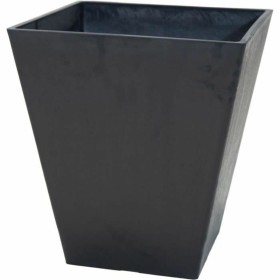 Pot Mega Collections Ecostone Square Noir noir Plastique Recyclado 42 x 46 x 42 cm 43 x 43 x 74 cm 41 x 45 cm