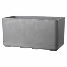 Self-watering planter Deroma Grey 78 x 38 x 39 cm Plastic Rectangular Ø 78 cm