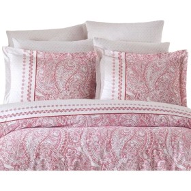 Duvet cover set Pink Super king 3 Pieces