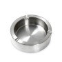 Ashtray Confortime Silver Steel 11,5 x 3,5 cm (24 Units)