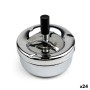 Ashtray Confortime Silver Steel 11 x 5,5 cm (24 Units)