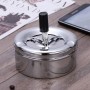Ashtray Confortime Silver Steel 11 x 5,5 cm (24 Units)