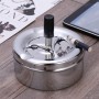 Ashtray Confortime Silver Steel 11 x 5,5 cm (24 Units)