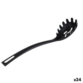 Pasta Spoon Quttin Black Nylon 29 x 5,5 x 6 cm (24 Units)