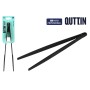 Kitchen Pegs Quttin 28 x 8 x 1,7 cm Black Nylon (24 Units)